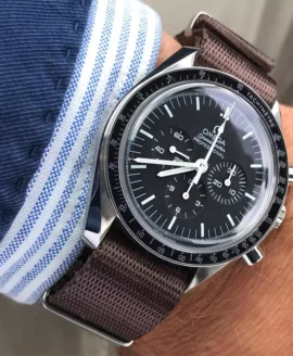 heavy-duty-single-piece-nylon-strap-brown-omega-speedmaster