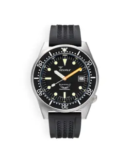 Squale – 1521 Series – Black - Sandblasted