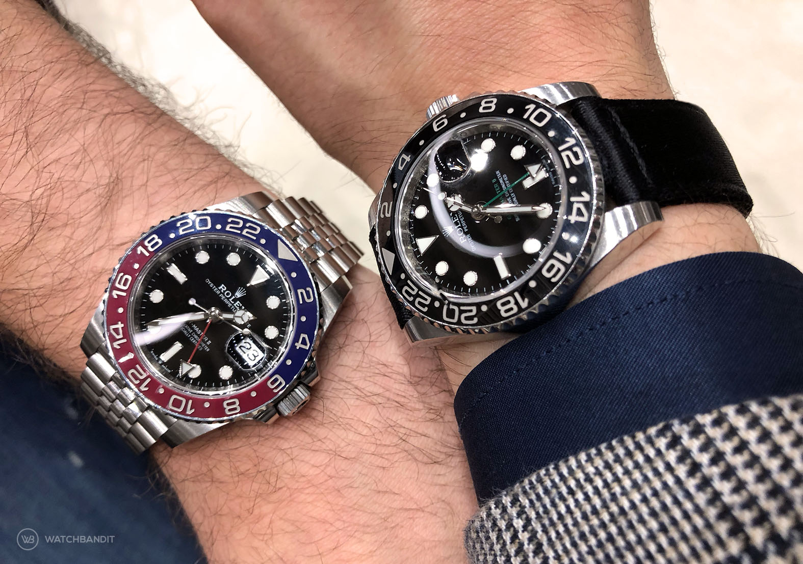WatchBandit Rolex GMT wristshot