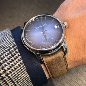 H. & Moser Cie. Perpetual Calendar blue dials