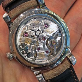 H. & Moser Cie. Perpetual Calendar caseback movement