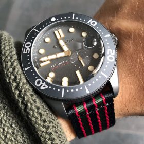 Spinnaker Croft Bond zweiteiliges Nato Uhrenarmband WB Original