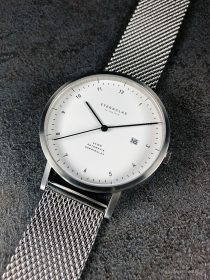 Sternglas Zirkel Milanaise weisses Zifferblatt