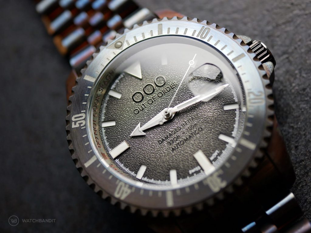 OOO Out Of Order Swiss Automatico dial