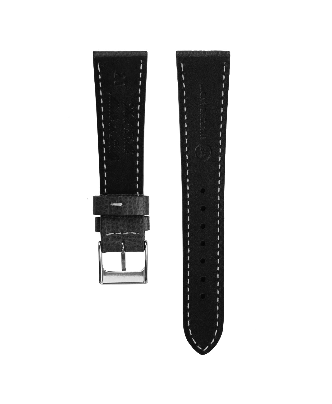 WB_premium_textured_leather-straps_Black_back-min Textured calfskin leather watch strap black back watchbandit