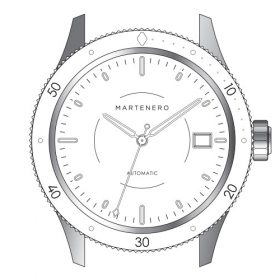 Martenero Belgrano front technical drawing