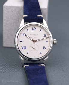 NOMOS Club Campus wildlederarmband blau