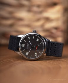 NOMOS Club Campus dunkel Canvas armband schwarz