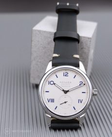 NOMOS Club Campus midnight vintage lederarmband  blau