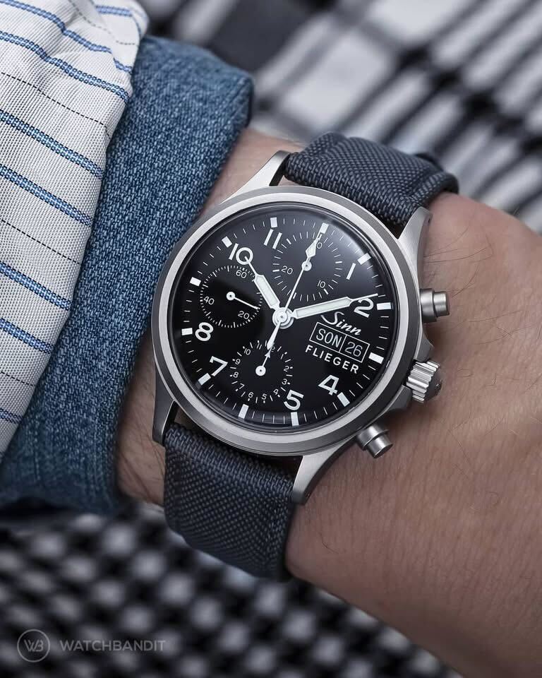 Premium Sailcloth Watch Strap - Dark Grey | WB Original Premium Sailcloth Watch Strap - Dark Grey | WB Original