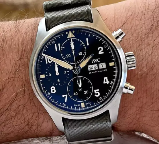 premium-single-piece-nylon-strap-grey-iwc-spitfire-669f8887ac0a0