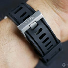 Draken Bengula Watch - Rubber strap buckle