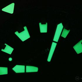 Draken Bengula Watch - lume close up