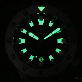 Draken Bengula Watch - lume shot