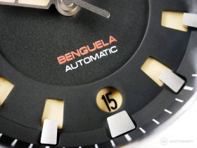 Draken Bengula Watch - sandwich dial date window