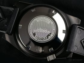 Squale-Luminoso Arancia PVD-Case back