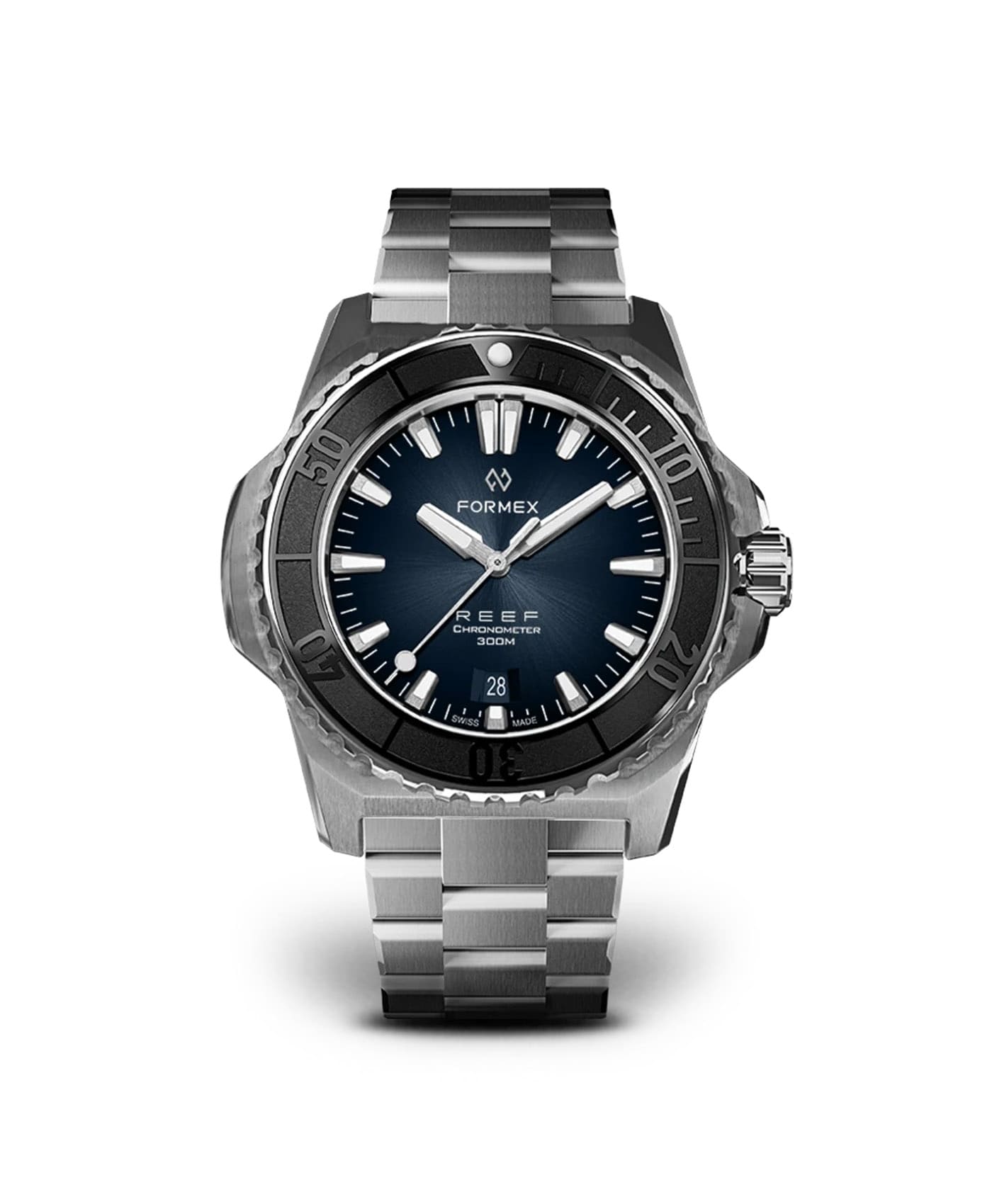 Formex - Reef - Automatic Chronometer COSC 300m_Blue Dial Black Bezel-min Formex - Reef - Automatic Chronometer COSC 300m_Blue Dial Black Bezel