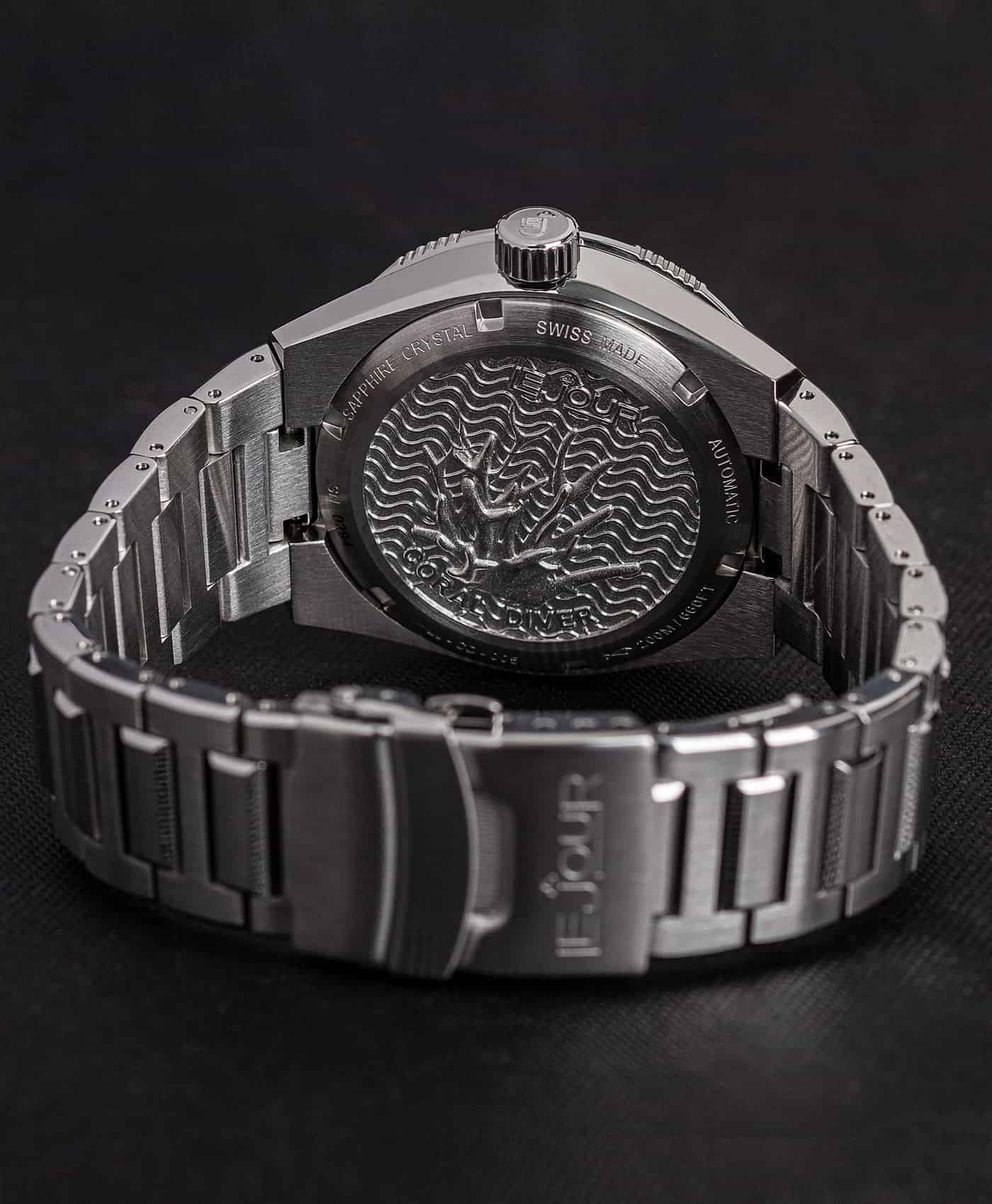 Le Jour - Coral Diver - case back-min Le Jour - Coral Diver - case back