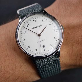 Premium Perlon Watch Strap – Grey/Black | WB Original