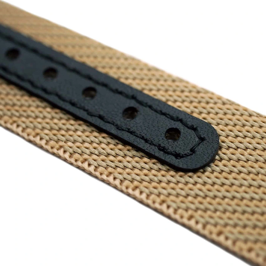 Premium Adjustable Single-Pass Nylon Strap – Khaki | WB Original detail Premium Adjustable Single-Pass Nylon Strap – Khaki | WB Original detail