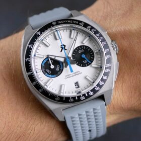 RZE Valour - Grey Waffle Rubber strap