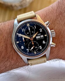 IWC Spitfire Chronograph-Strap Guide-Canvas Beige 2
