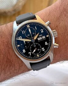 IWC Spitfire Chronograph-Strap Guide-Sailcloth Dark Grey-min