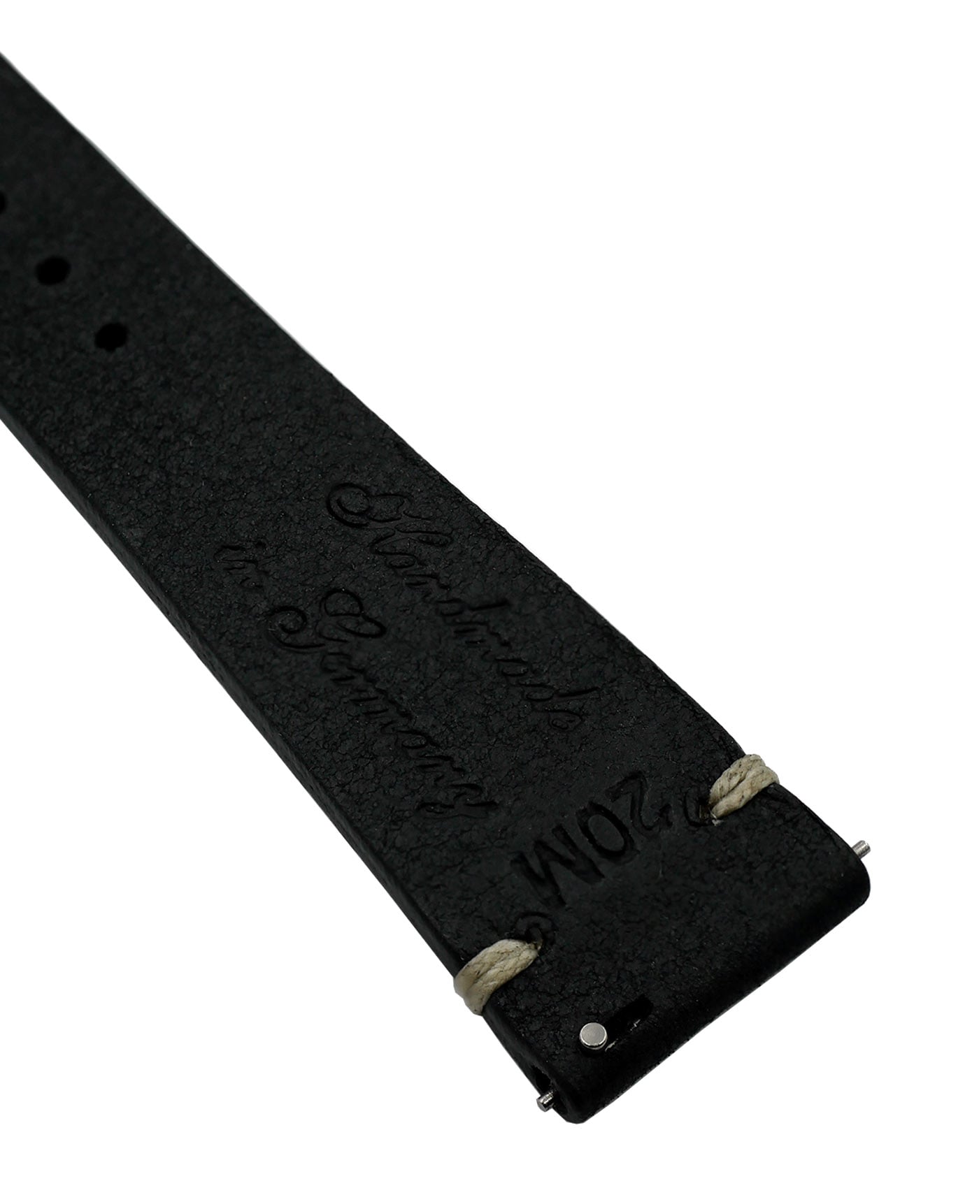 Jelsdal_Vintage-Watch Strap-Black-close up-min Jelsdal_Vintage-Watch Strap-Black-close up-min