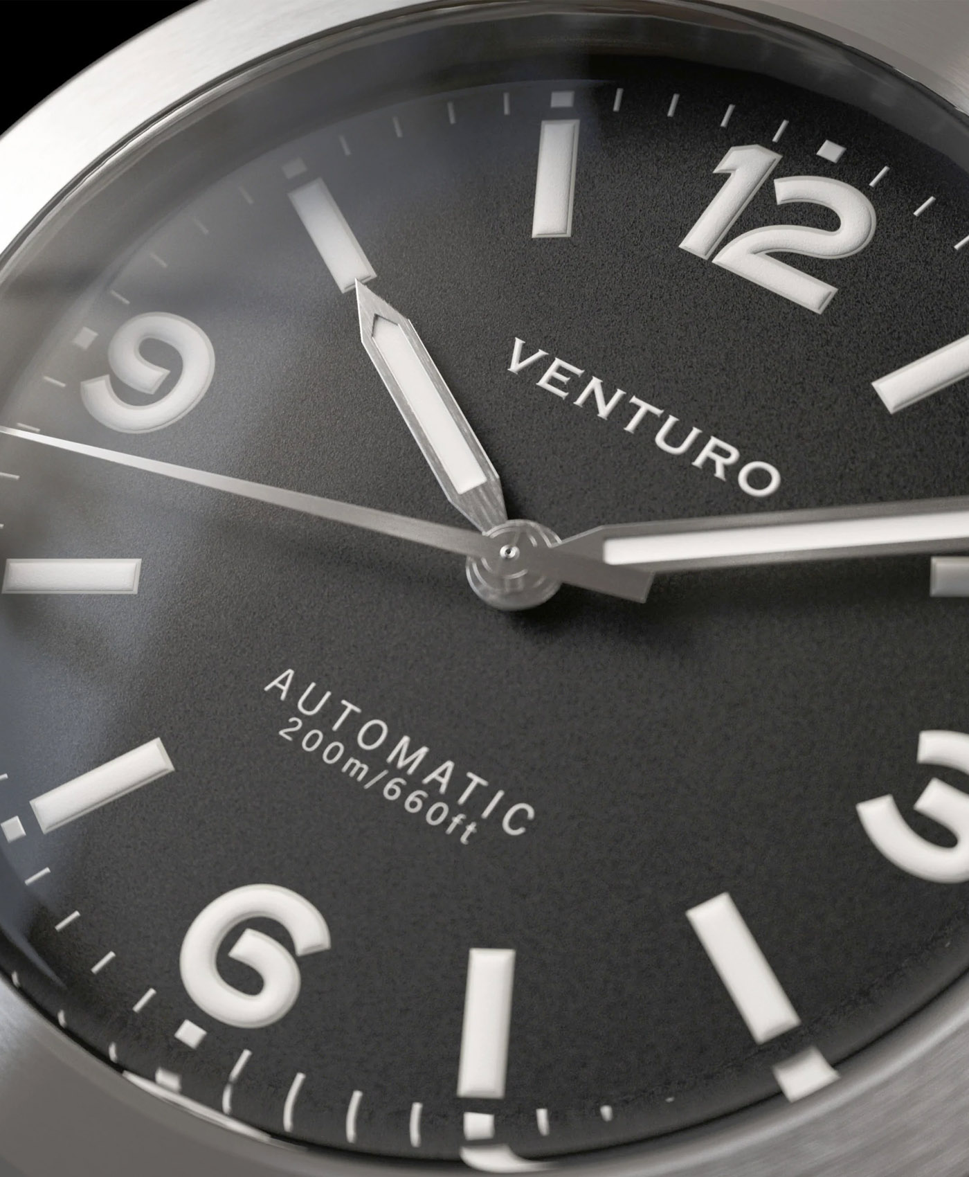 Venturo Field III, Grey, dial macro Venturo Field III, Grey, dial macro