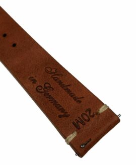 Jelsdal - Vintage Leather Watch Strap - close up-min