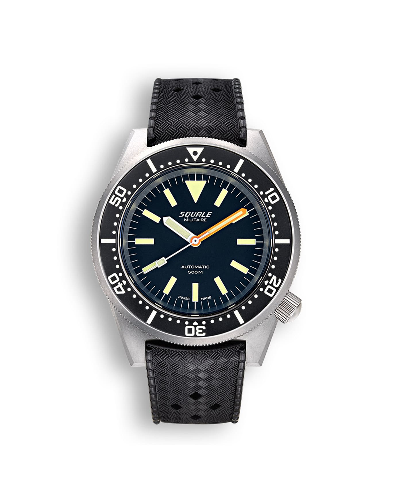 Squale - 1521 Black Militaire - Blasted - Rubber - 1521MILBL.HT-min Squale - 1521 Black Militaire - Blasted - Rubber - 1521MILBL.HT-min