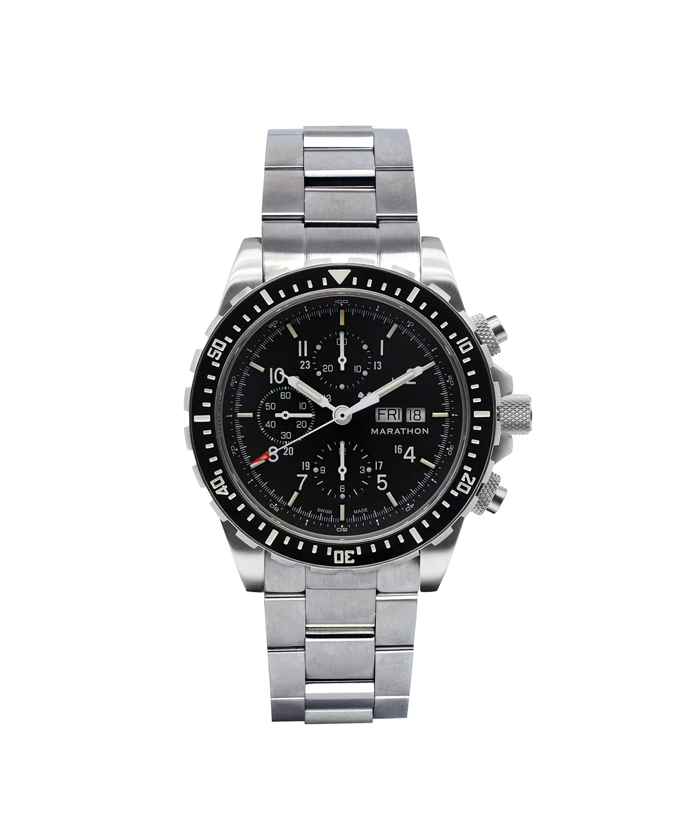 Marathon-46mm-Jumbo-Diver-Pilots-Day-Date-Automatic-Chronograph-CSAR-With-Stainless-Steel-Bracelet Marathon-46mm-Jumbo-Diver-Pilots-Day-Date-Automatic-Chronograph-CSAR-With-Stainless-Steel-Bracelet