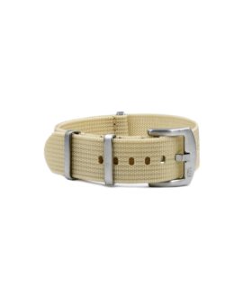 Ribbed Nato Strap - Beige - WB Original-min