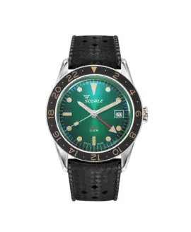 Squale – SUB 39 – GMT Vintage – Green – Rubber Strap