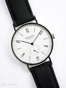 NOMOS Tangente Strap guide Cordura Black WB original-min