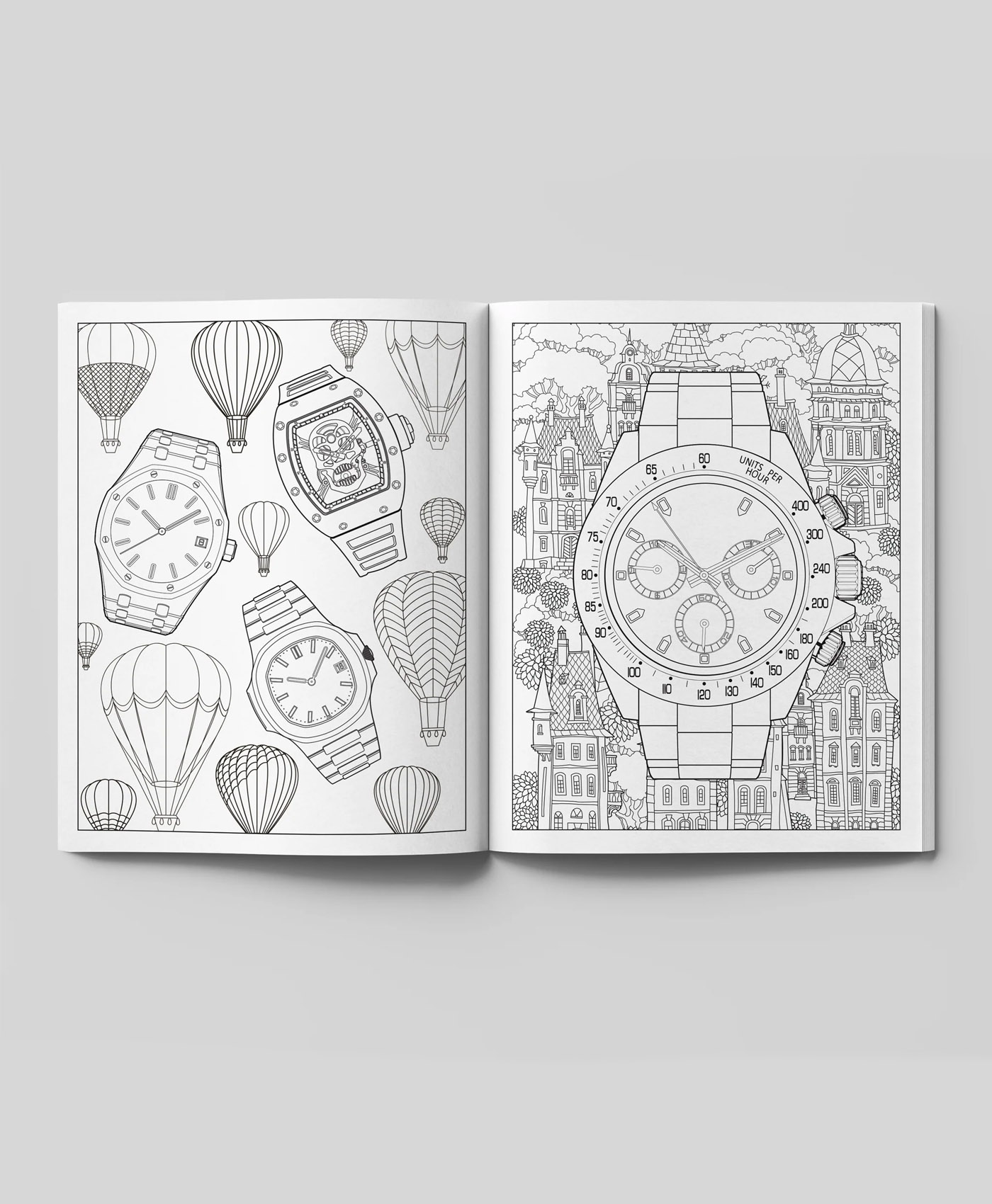 The Watch Collector's Coloring Book-page1 The Watch Collector's Coloring Book-page1