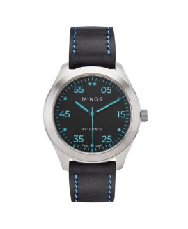 Minor - Heritage - Black & Blue Automatic-min