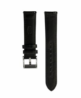 Jelsdal - Sailcloth Watch Strap - Black - back-min