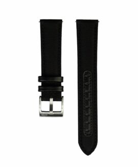 Jelsdal - Sailcloth Watch Strap - Black-min