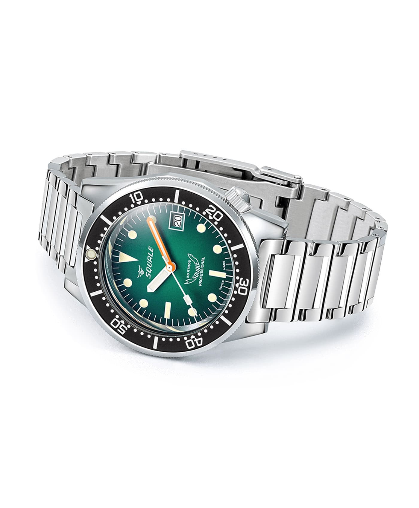 Squale - 1521 Green Ray - Polished - Bracelet - 1521PROFGR.SQ20L - 2-min Squale - 1521 Green Ray - Polished - Bracelet - 1521PROFGR.SQ20L - 2-min