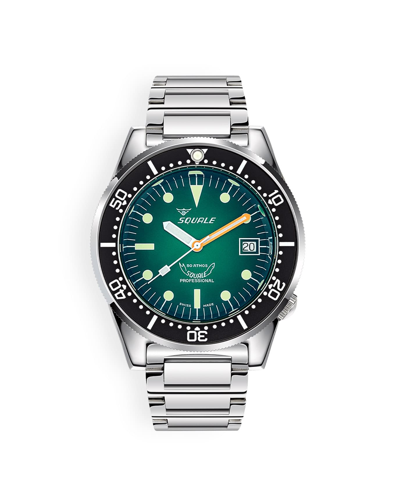 Squale - 1521 Green Ray - Polished - Bracelet - 1521PROFGR.SQ20L-min Squale - 1521 Green Ray - Polished - Bracelet - 1521PROFGR.SQ20L-min