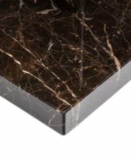 Top Wristonomy – Watch Stand Classic – Double – Brown & Brown - Saffiano-detail-min