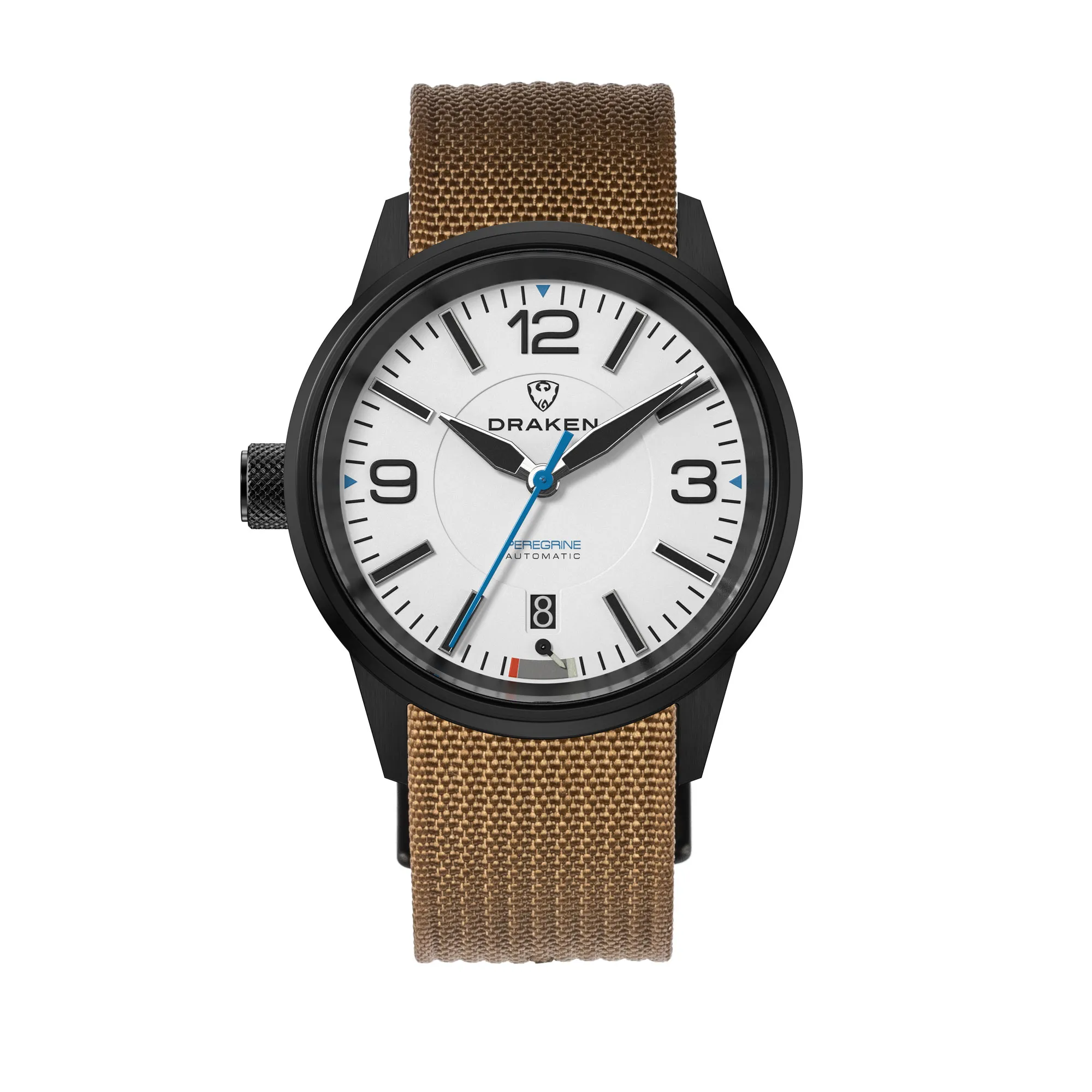 Peregrine-A-White-DLC-front-nylon Draken-Peregrine-A-White-DLC-strap