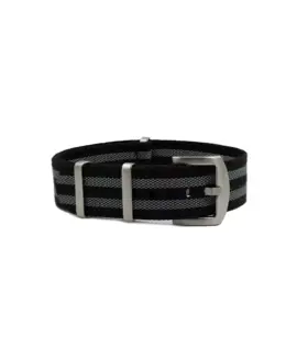 Ribbed nylon strap-grey-wb-original