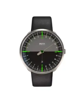 botta-uno-24-automatic-black-green-leather