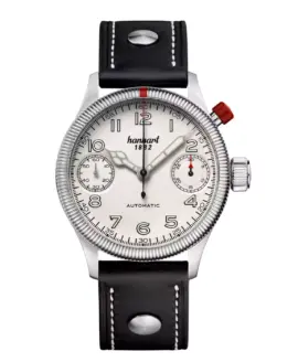 hanhart-pioneer-monoscope-silver-fluted-bezel-45-mm-black-leather