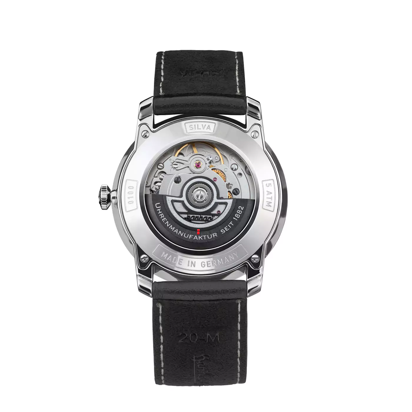 hanhart-pioneer-silva-black-385-mm-caseback hanhart-pioneer-silva-black-385-mm-caseback