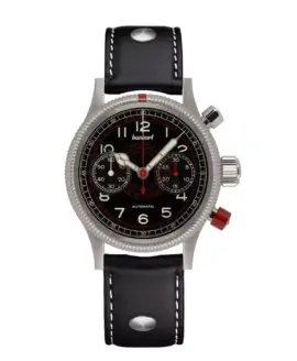 hanhart-pioneer-tachytele-black-40-mm-black-leather