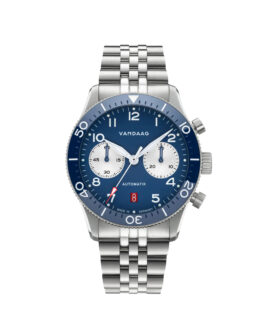 Vandaag - Schallmauer Automatik - Reverse Panda Blue - Steel Bracelet