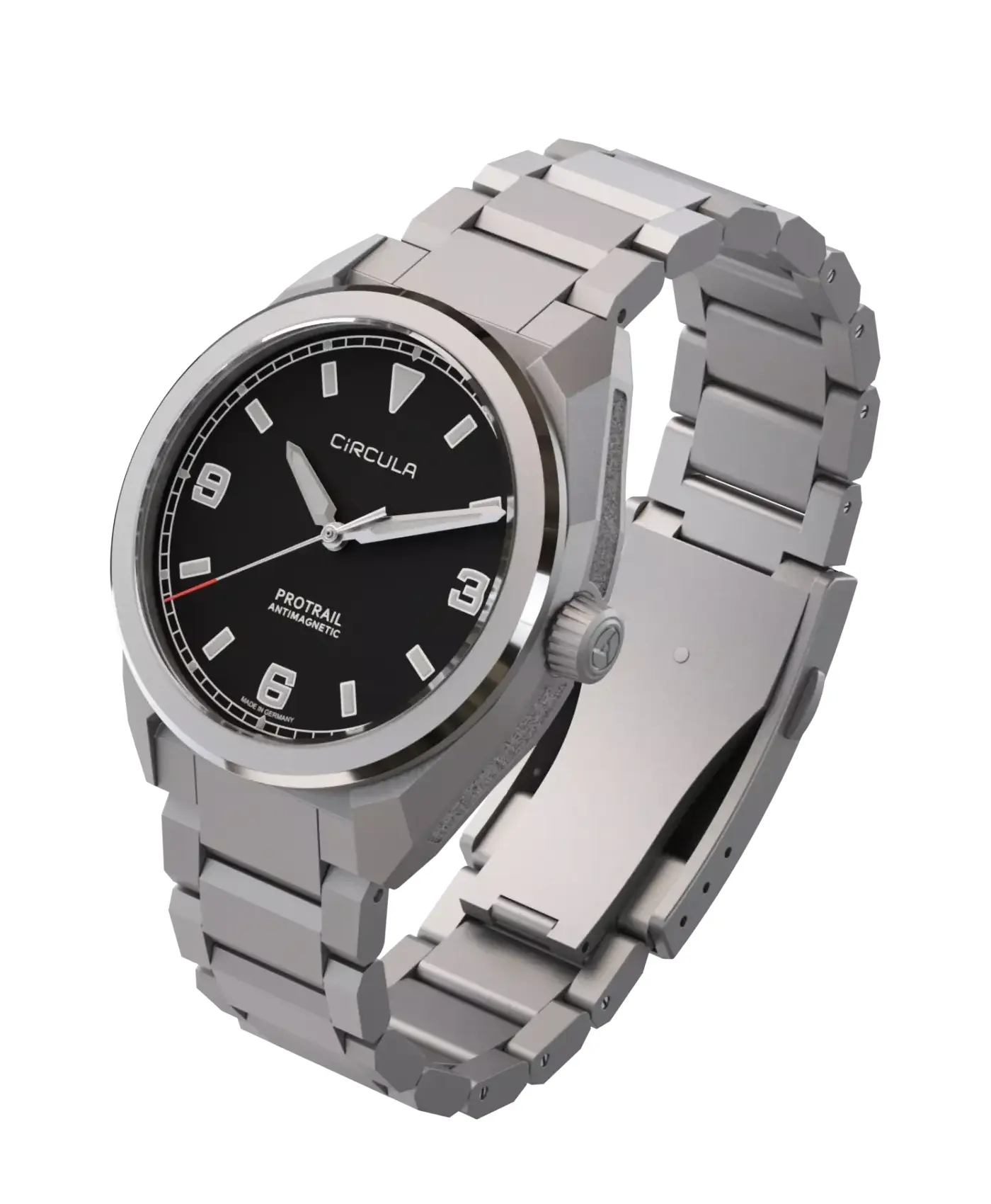 Circula ProTrail TRTS SE - steel bracelet - side Circula ProTrail TRTS SE - steel bracelet - side